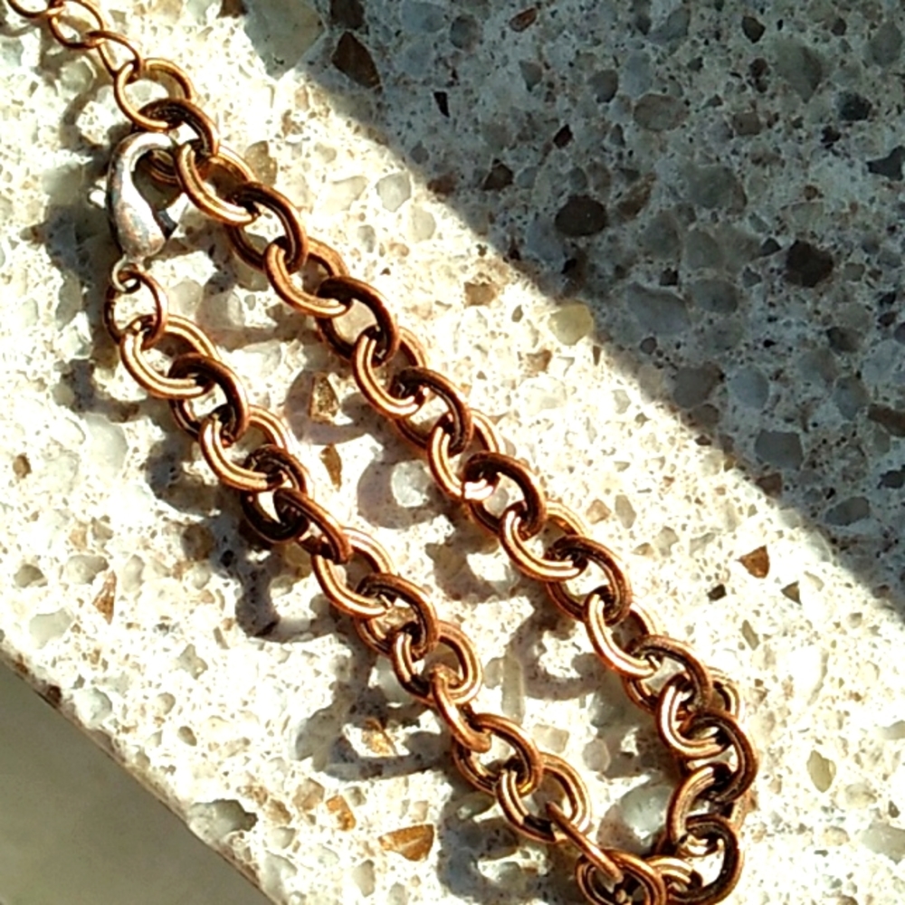 Copper Braslet Adjustible 10 in